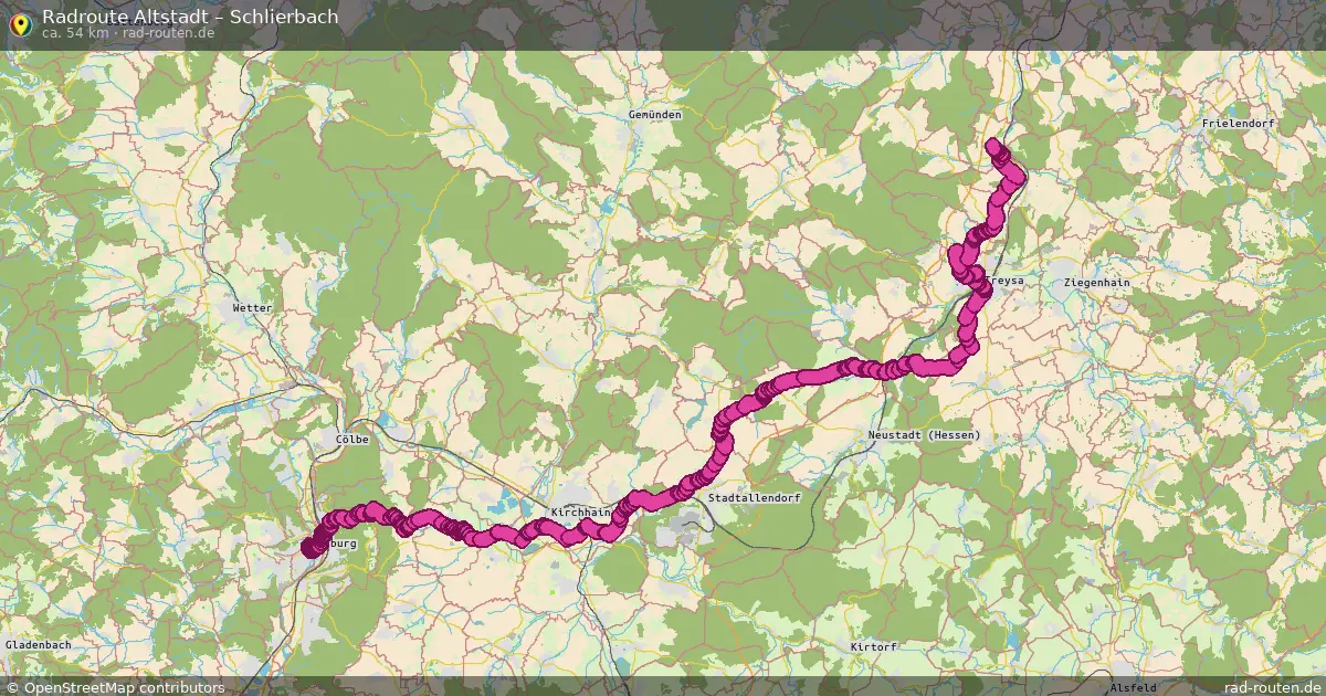 Radtour Altstadt – Schlierbach