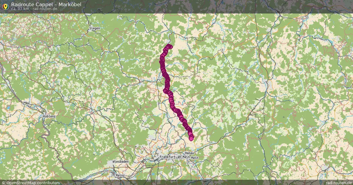 Radtour Cappel – Marköbel