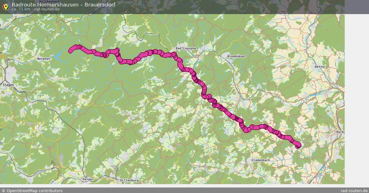 Radtour Hermershausen – Brauersdorf