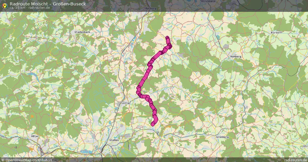 Radtour Moischt – Großen-Buseck