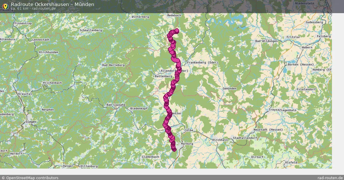 Radtour Ockershausen – Münden