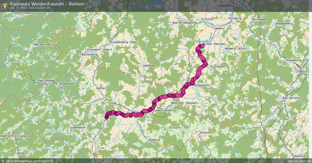 Radtour Weidenhausen – Borken
