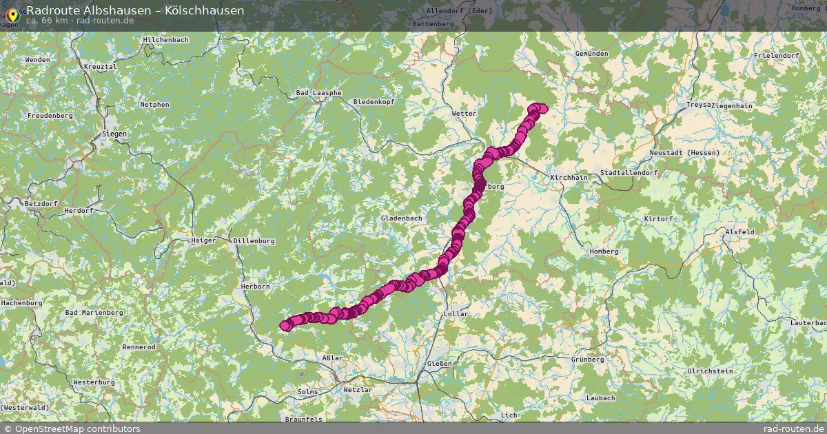 Radtour Albshausen – Kölschhausen