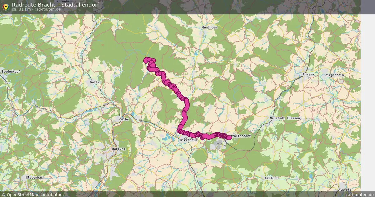 Radtour Bracht – Stadtallendorf