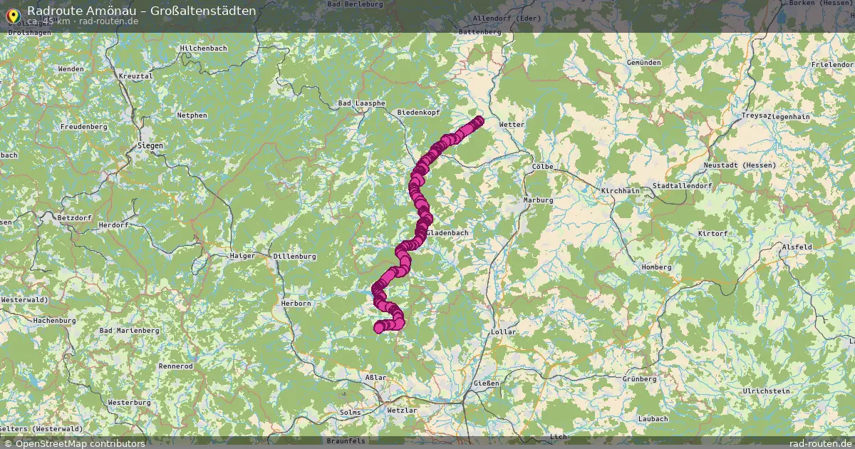 Radtour Amönau – Großaltenstädten