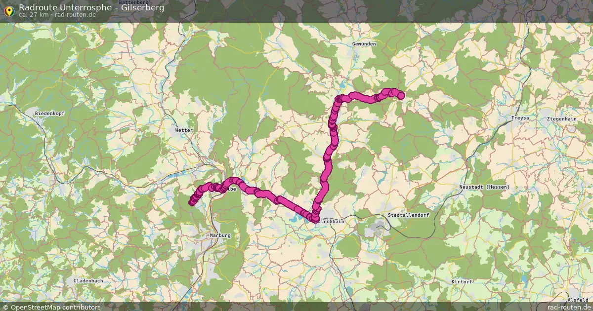 Radtour Mellnau – Gilserberg