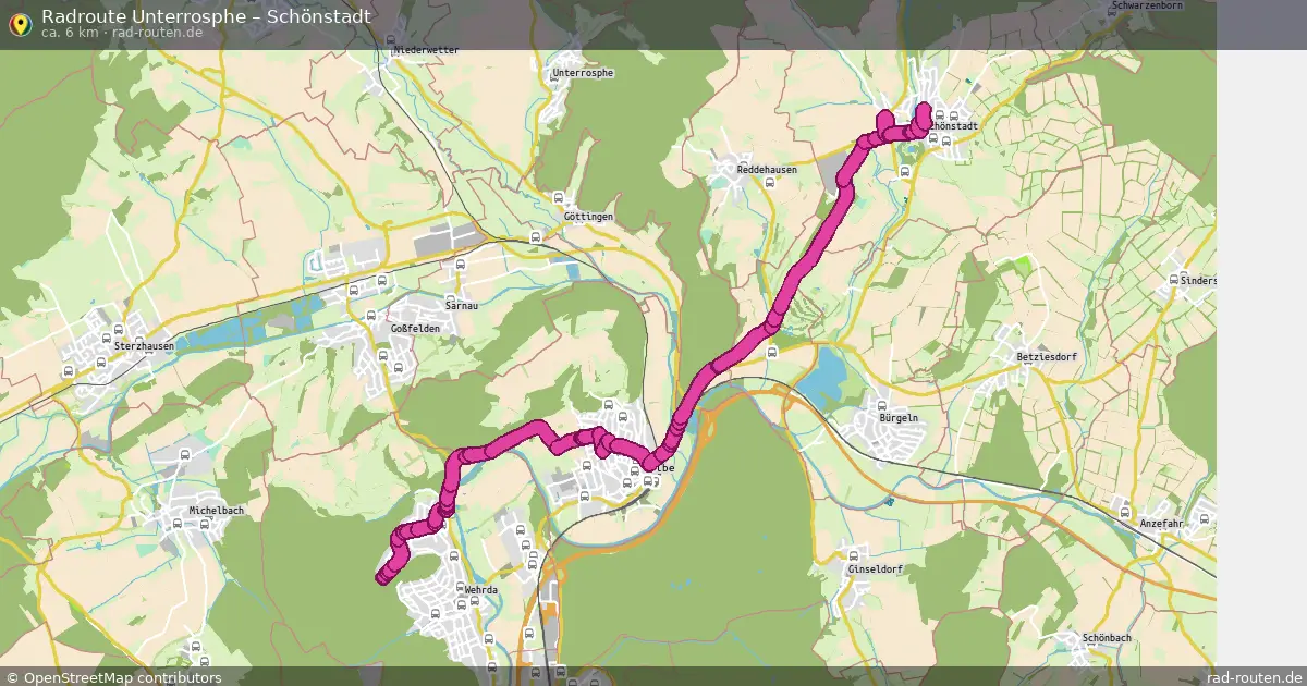 Radtour Unterrosphe – Schönstadt