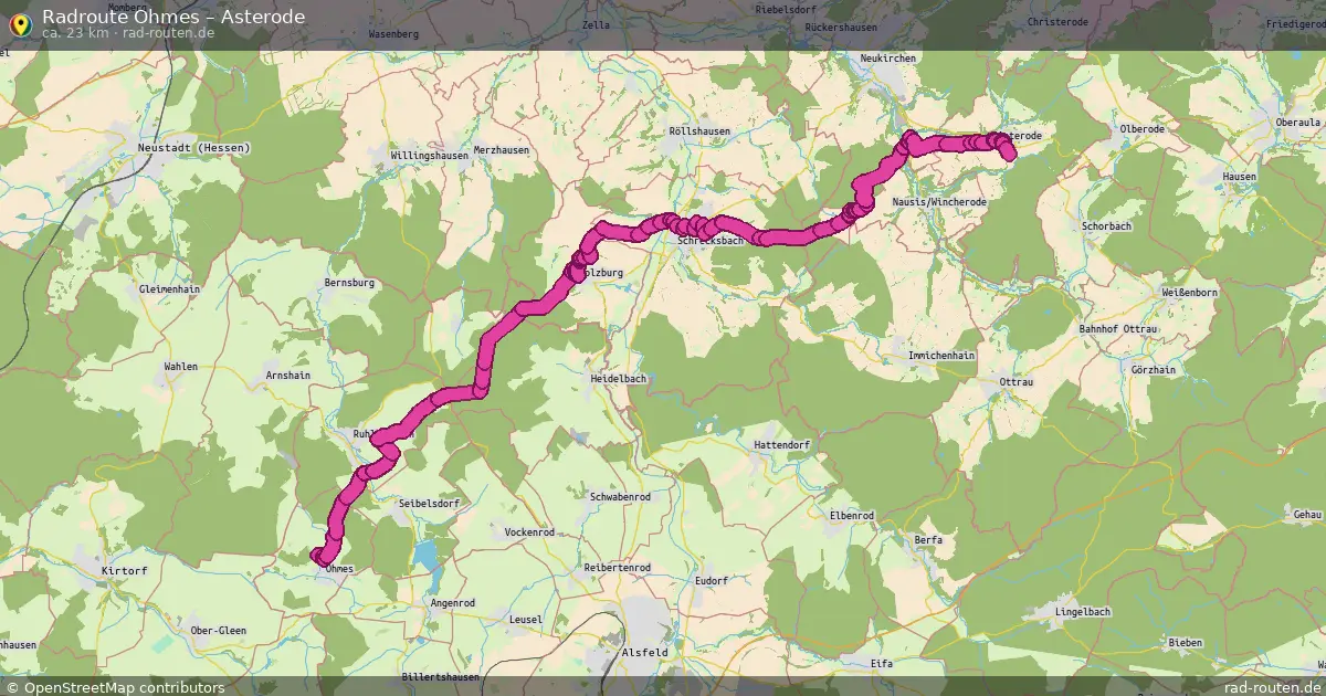 Radtour Ohmes – Asterode