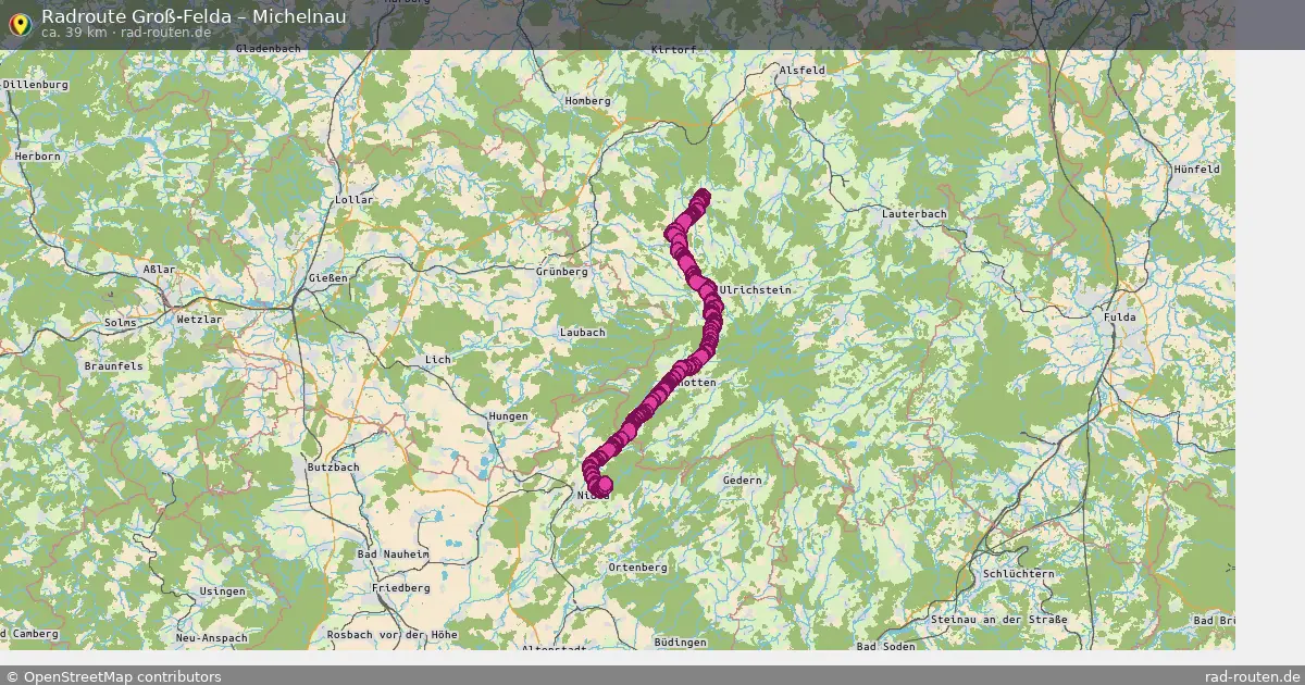 Radtour Groß-Felda – Michelnau