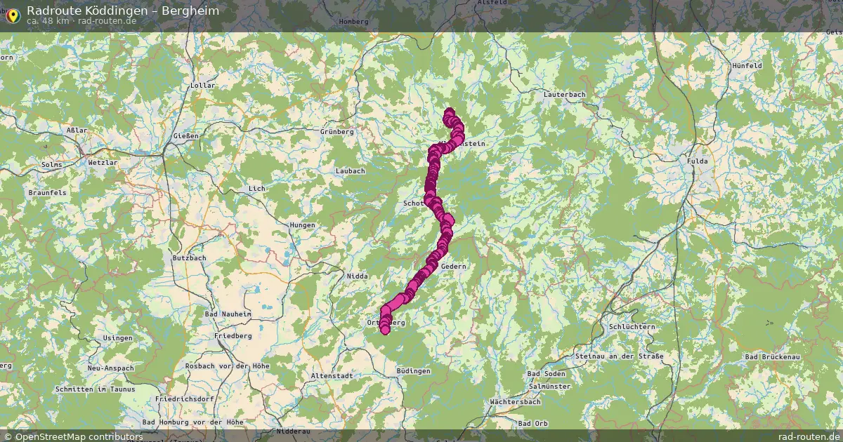 Radtour Köddingen – Bergheim