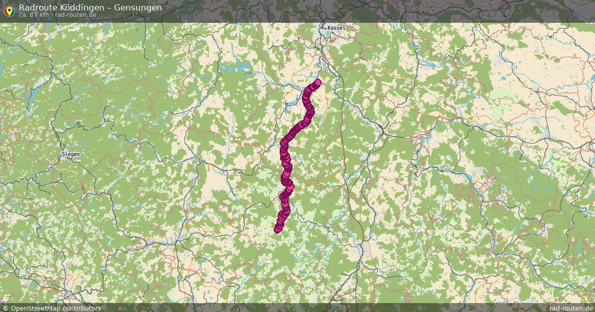 Radtour Köddingen – Gensungen