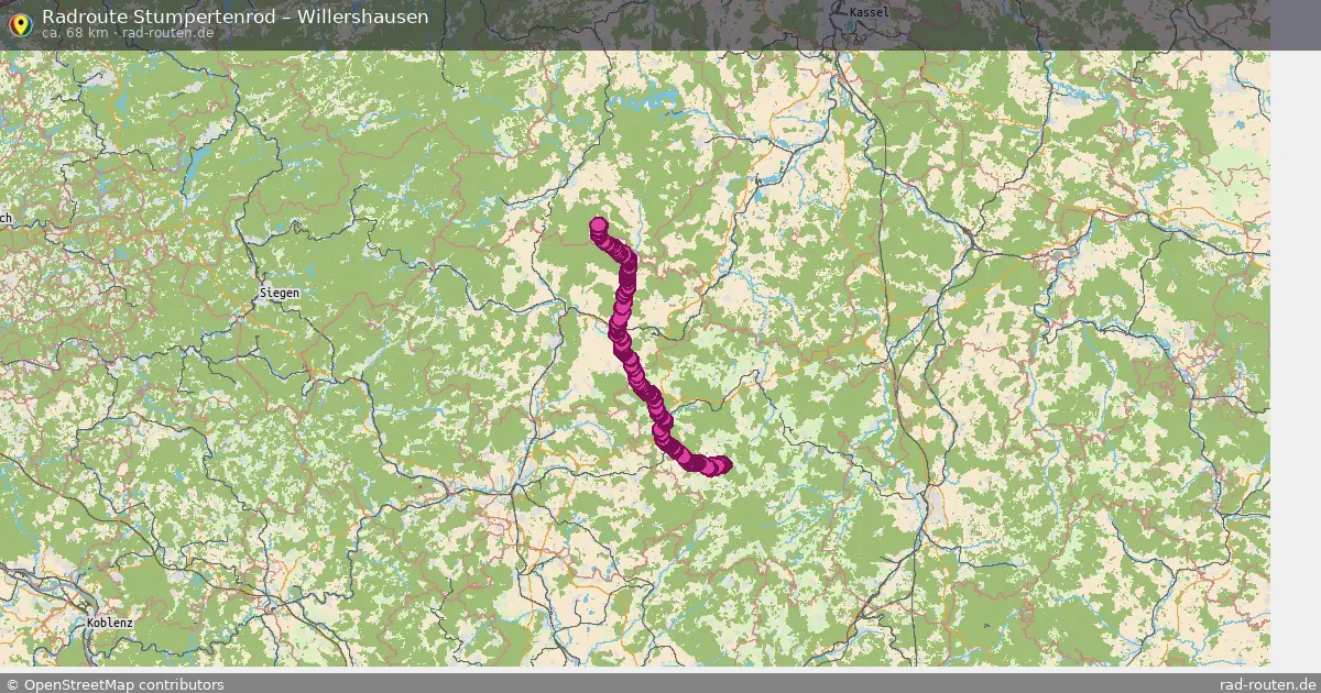 Radtour Stumpertenrod – Willershausen