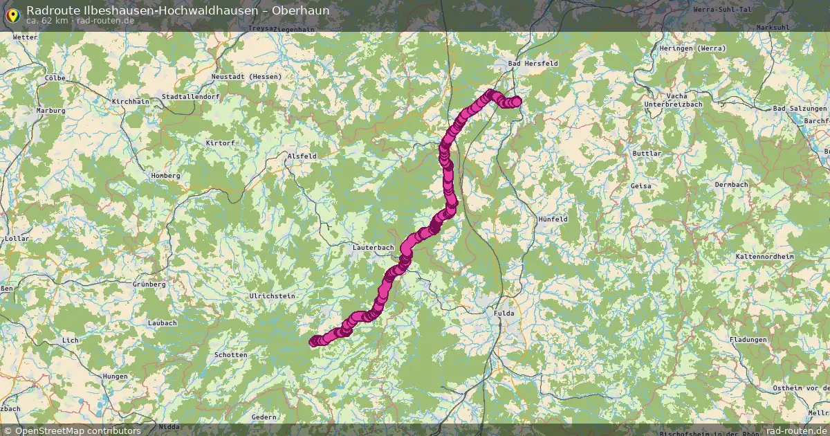 Radtour Ilbeshausen-Hochwaldhausen – Oberhaun