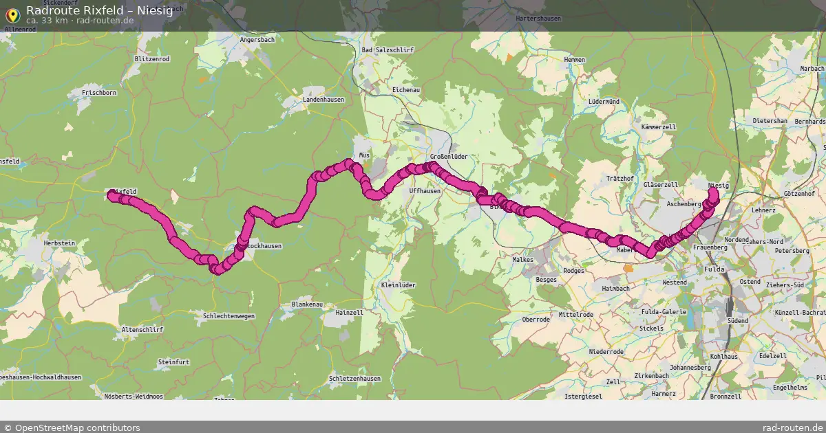 Radtour Rixfeld – Niesig