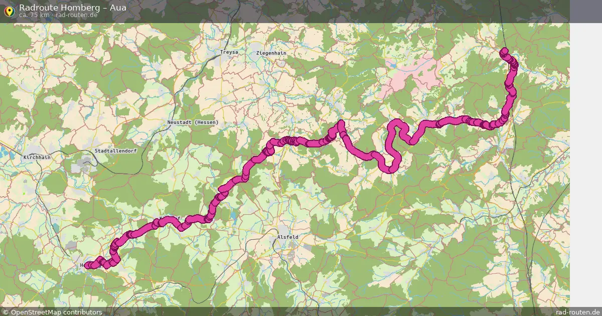 Radtour Homberg – Aua