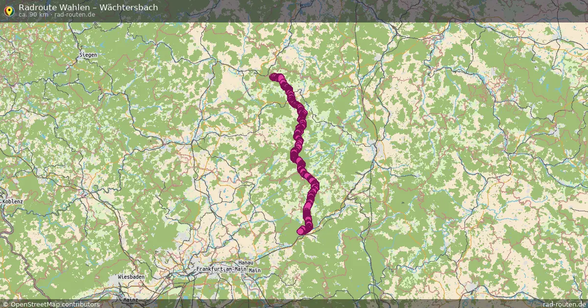 Radtour Wahlen – Wächtersbach