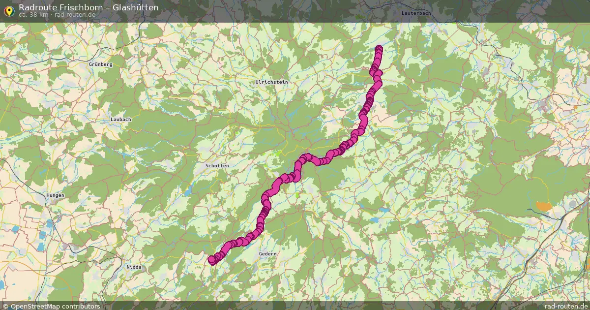 Radtour Frischborn – Glashütten