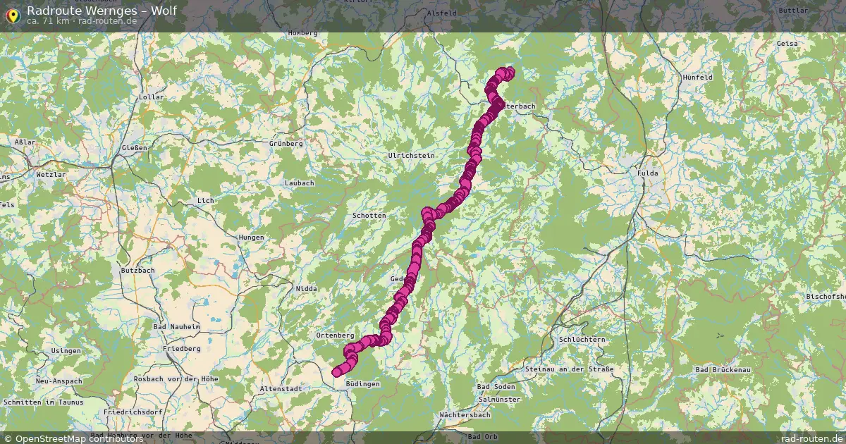 Radtour Wernges – Wolf