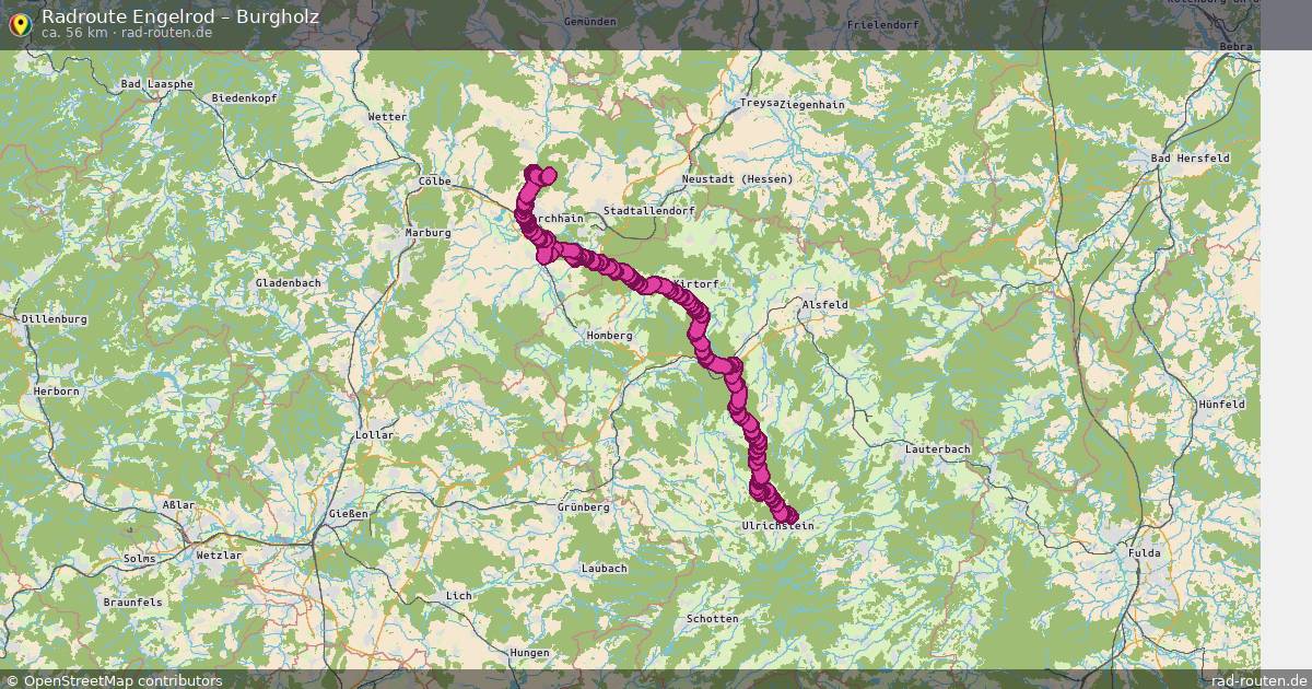Fahrradroute Engelrod – Burgholz
