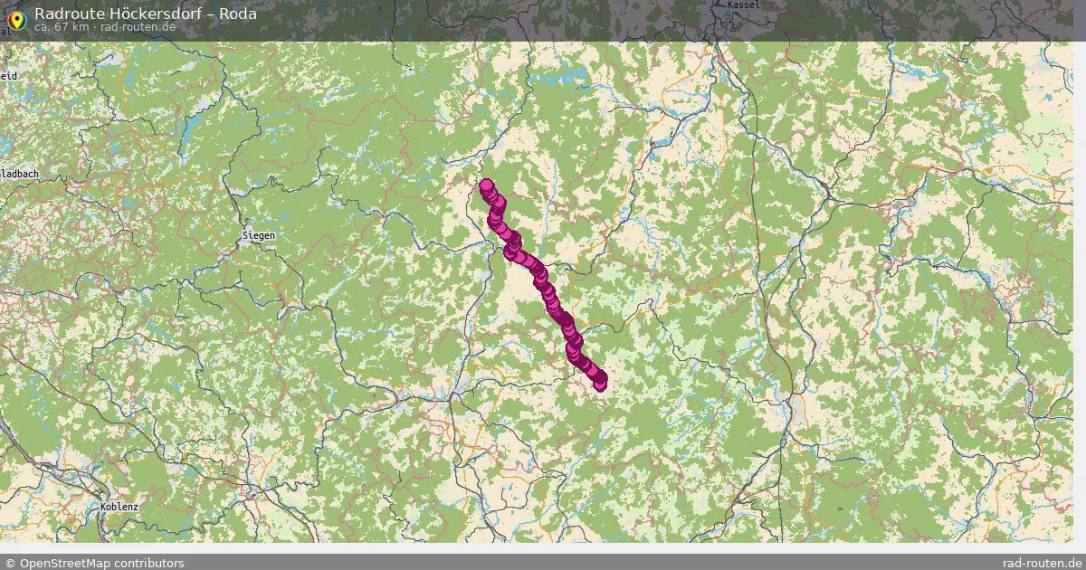 Radtour Höckersdorf – Roda