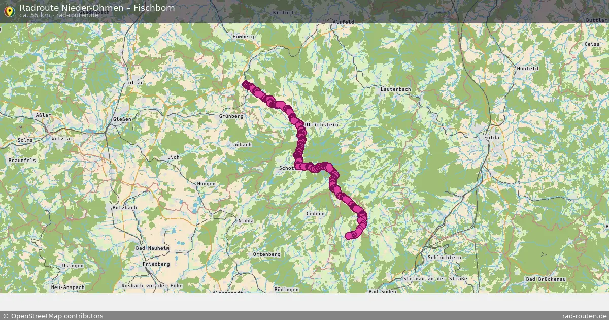 Radtour Nieder-Ohmen – Fischborn