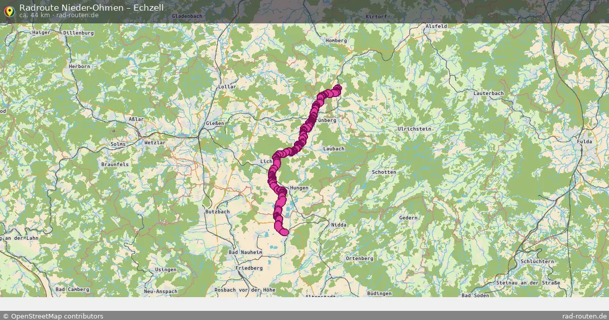 Radtour Nieder-Ohmen – Echzell