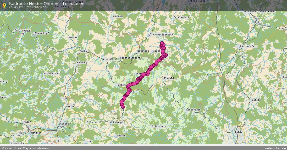 Radtour Nieder-Ohmen – Loshausen