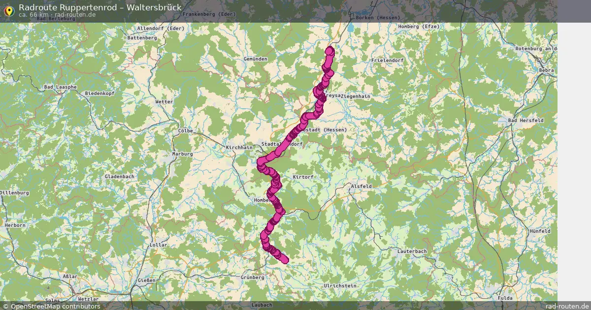 Radtour Ruppertenrod – Waltersbrück