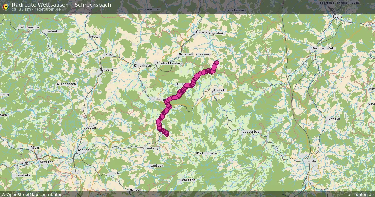 Radtour Wettsaasen – Schrecksbach