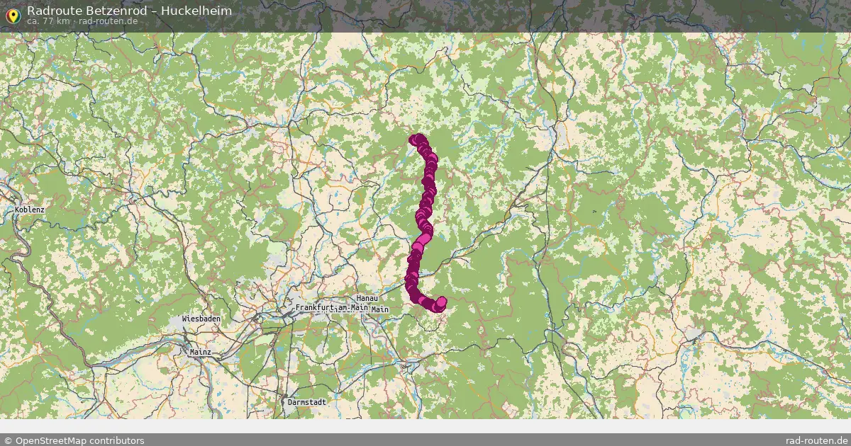 Radtour Betzenrod – Huckelheim