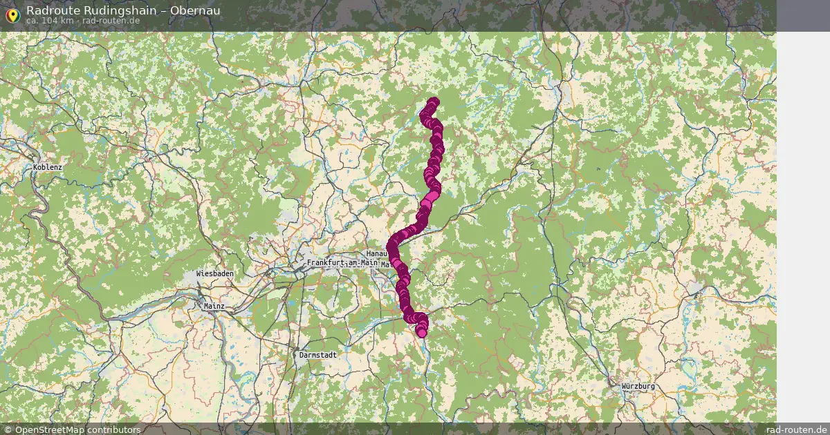 Radtour Rudingshain – Obernau