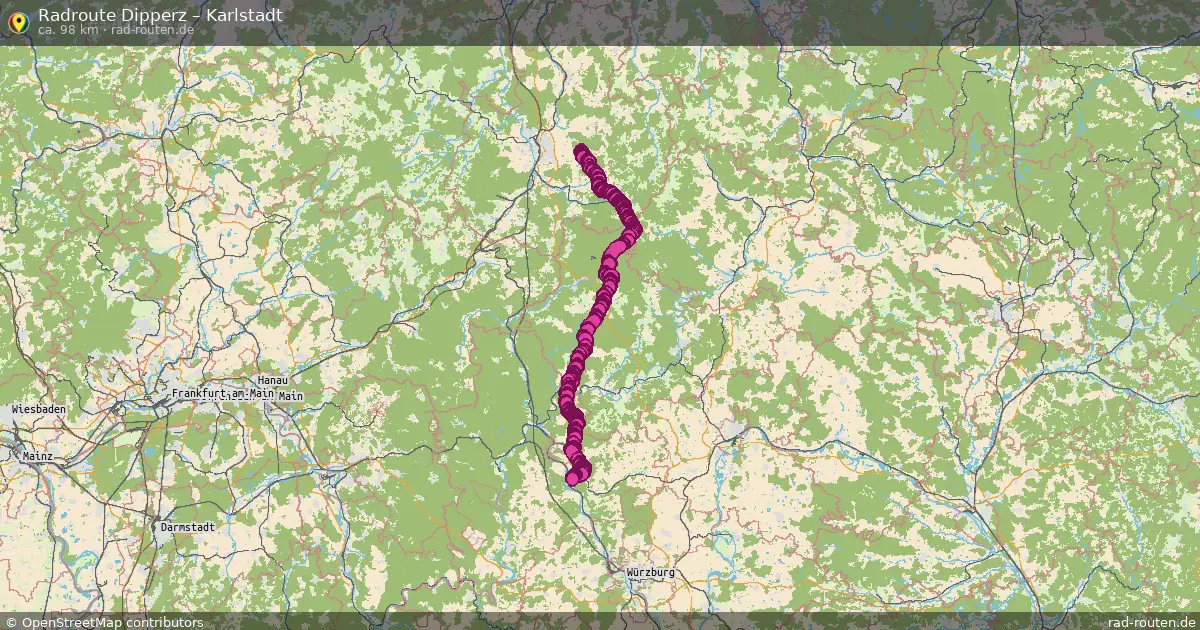 Radtour Dipperz – Karlstadt