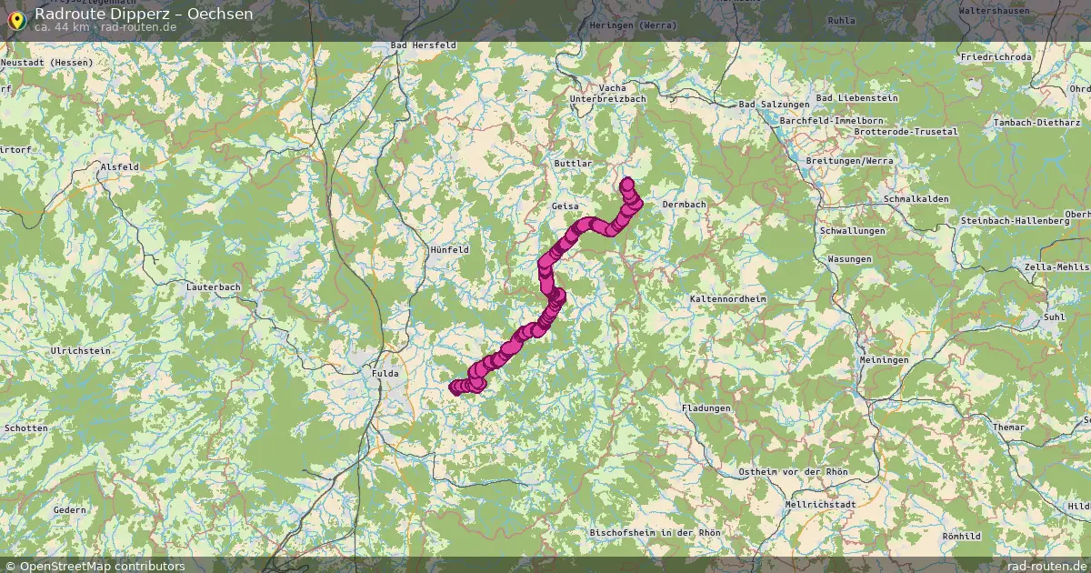Radtour Dipperz – Oechsen