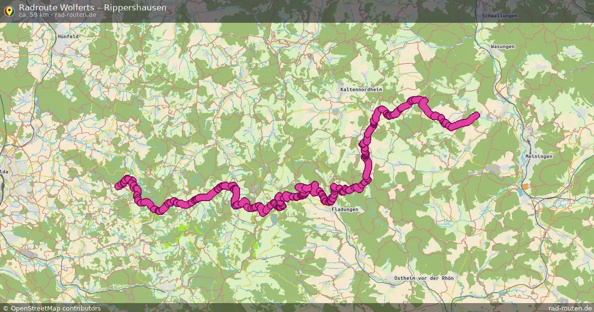 Radtour Wolferts – Rippershausen
