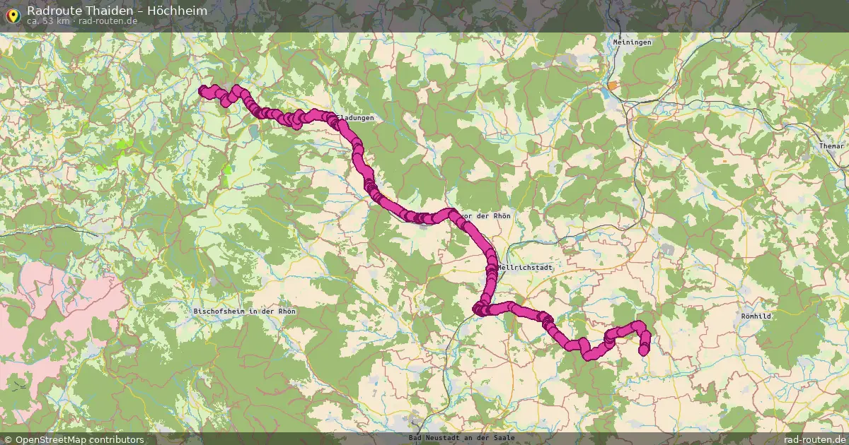 Radtour Thaiden – Höchheim
