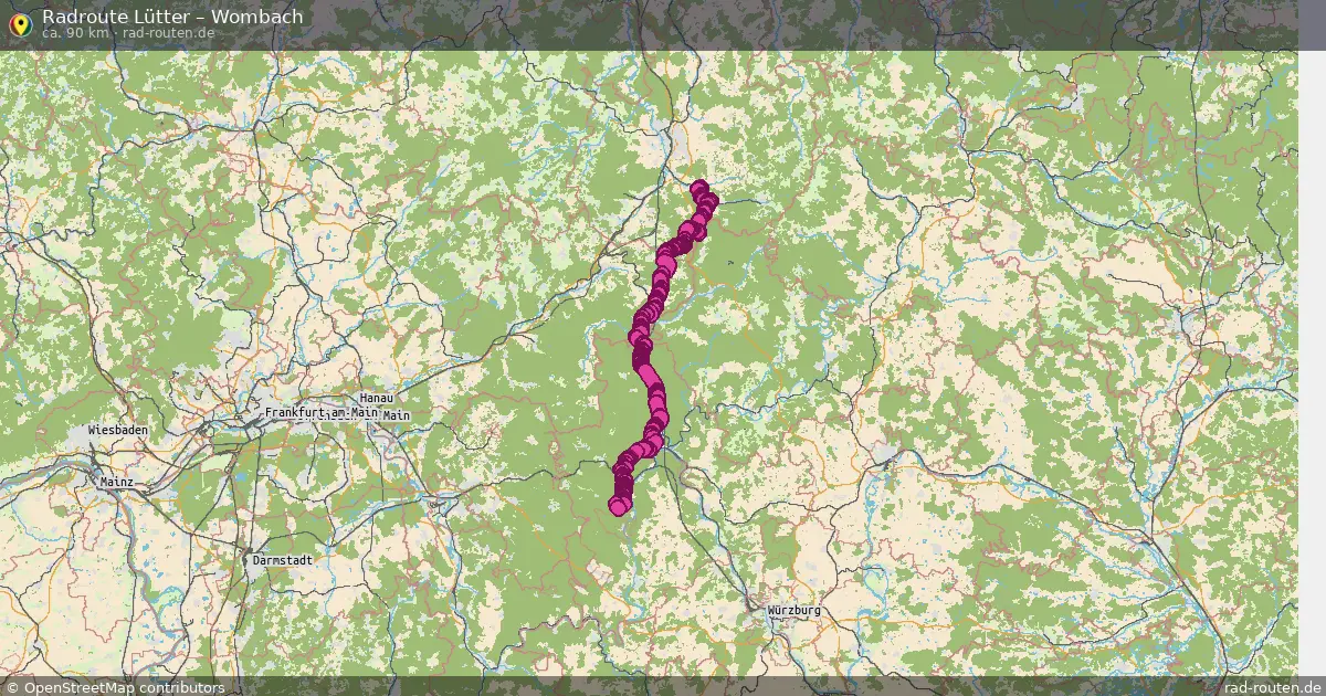 Radtour Lütter – Wombach