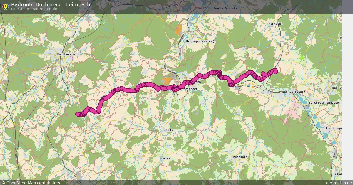 Radtour Buchenau – Leimbach