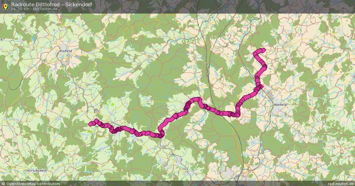 Radtour Dittlofrod – Sickendorf