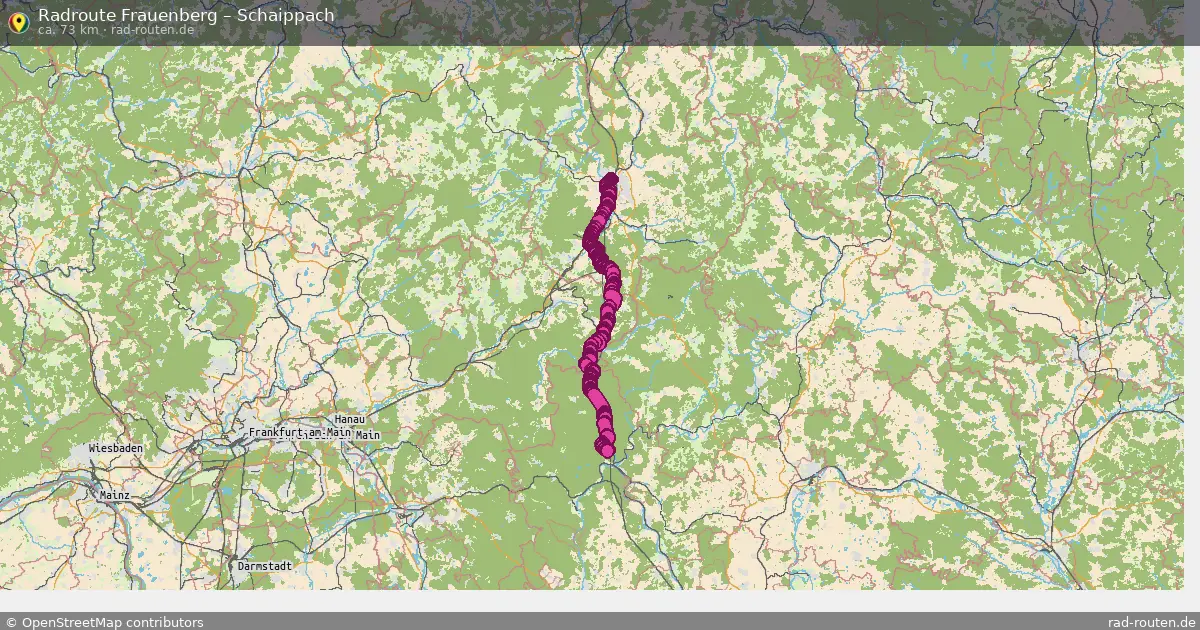 Radtour Frauenberg – Schaippach
