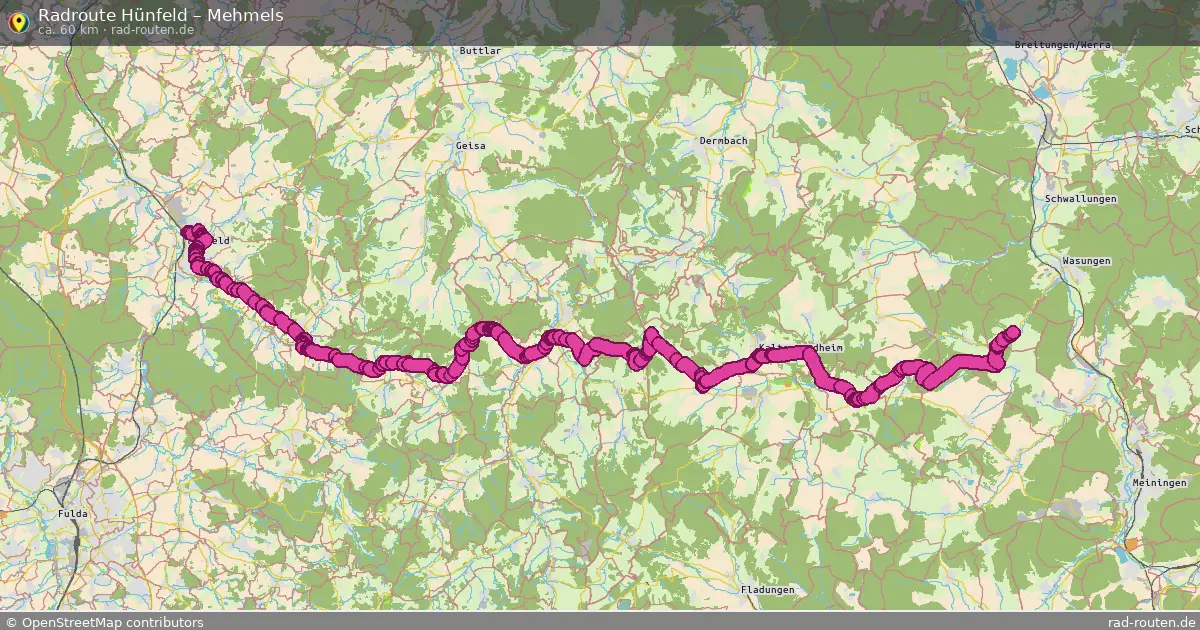 Radtour Hünfeld – Mehmels