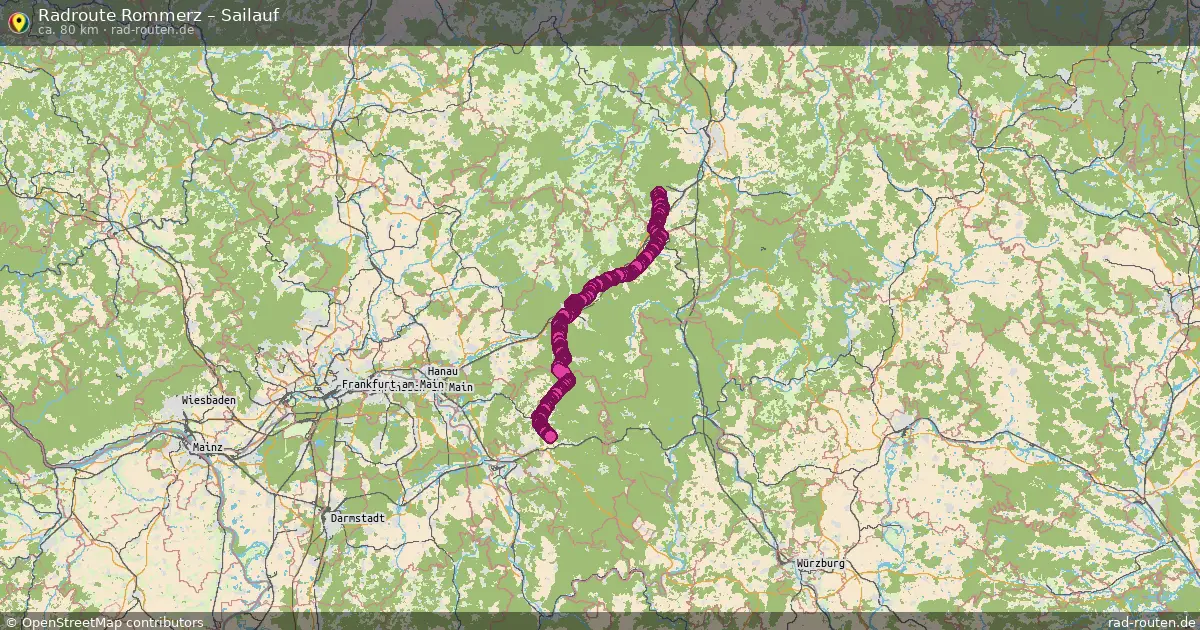 Radtour Rommerz – Sailauf