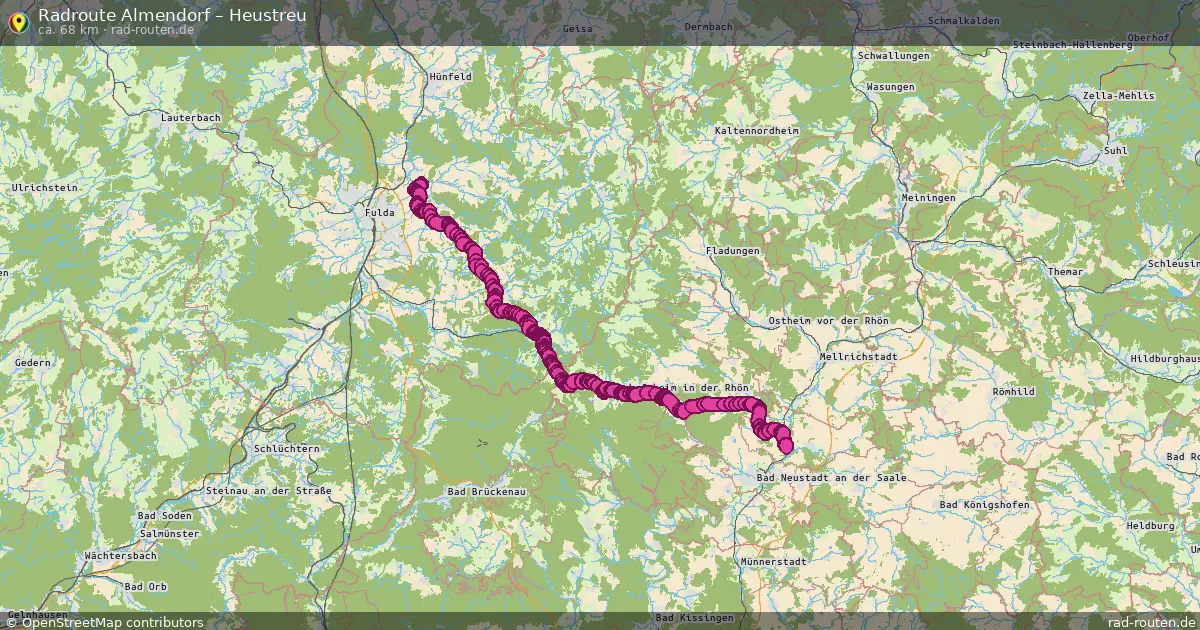 Radtour Almendorf – Heustreu
