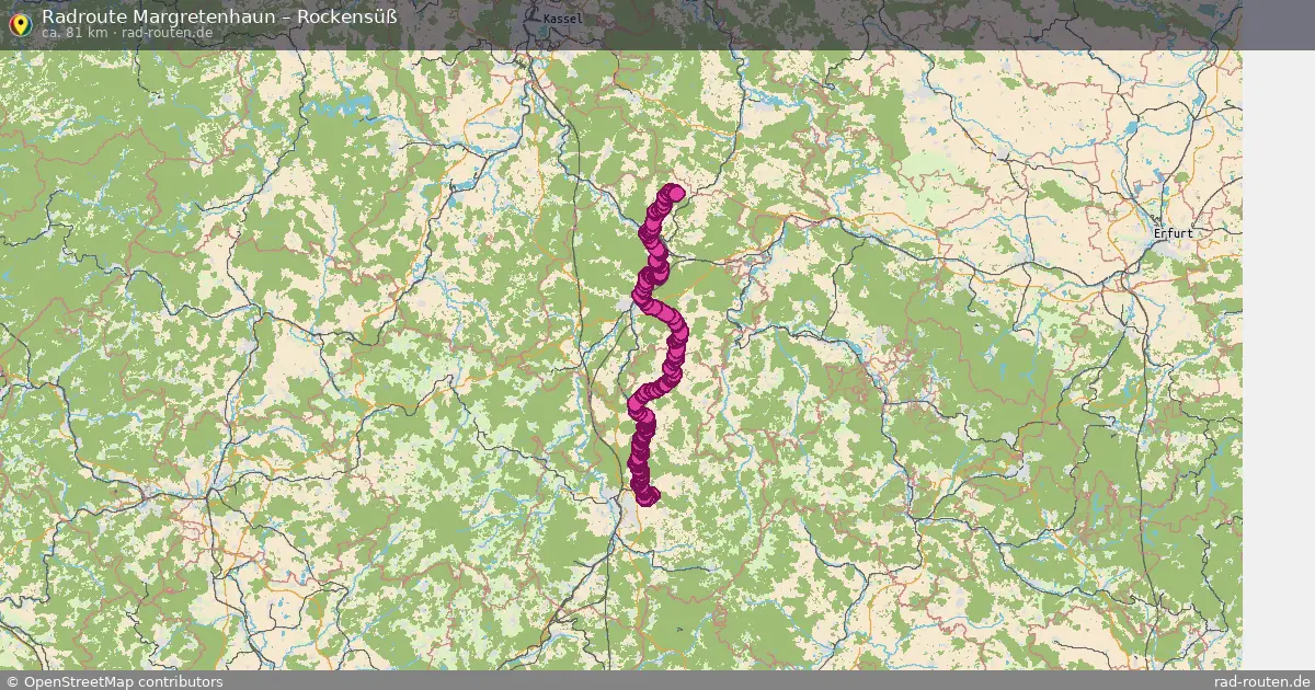 Radtour Margretenhaun – Rockensüß