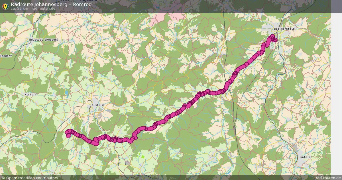 Radtour Johannesberg – Romrod