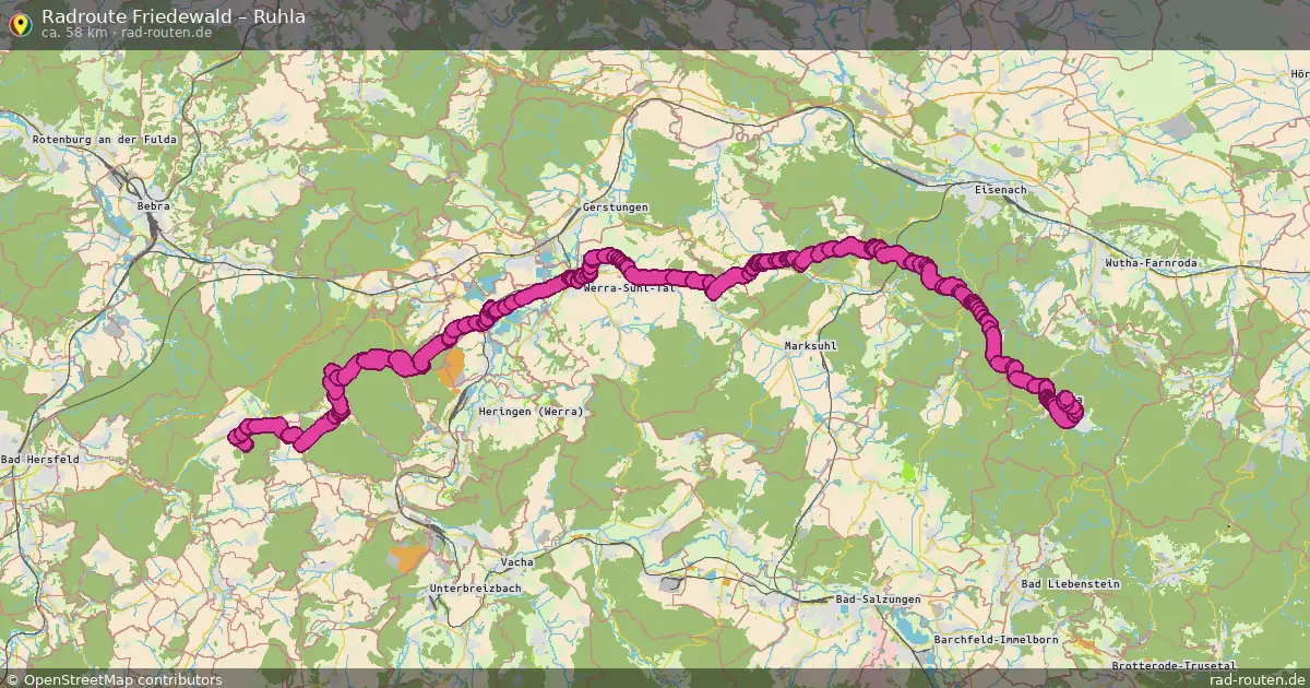 Radtour Friedewald – Ruhla
