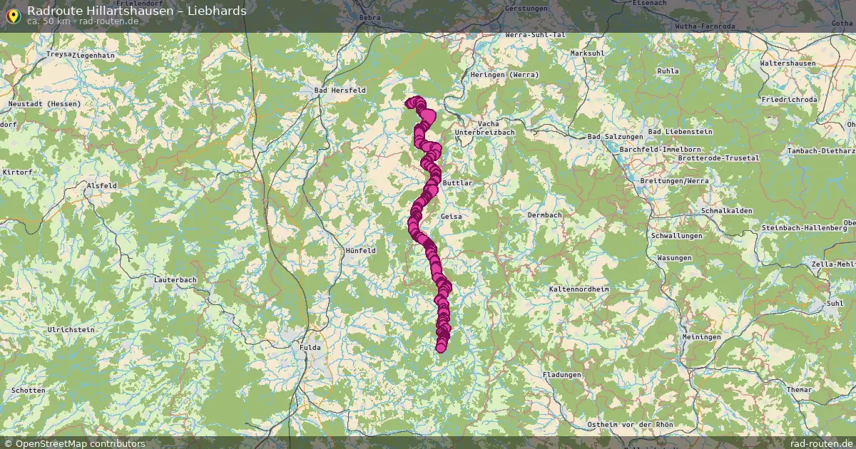Radtour Hillartshausen – Liebhards