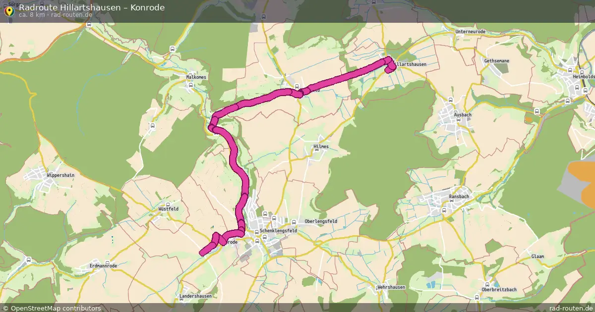 Radtour Hillartshausen – Konrode