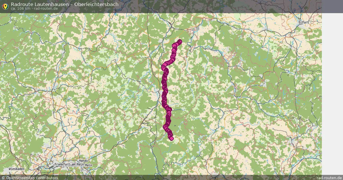 Radtour Lautenhausen – Oberleichtersbach