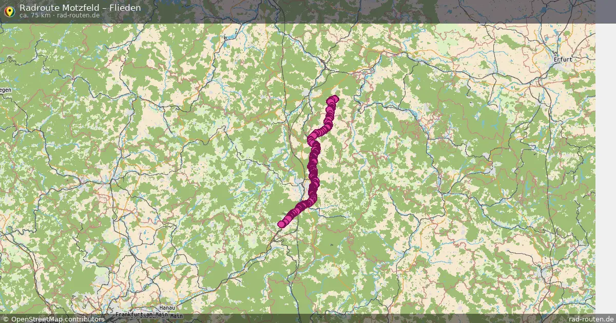 Radtour Motzfeld – Flieden