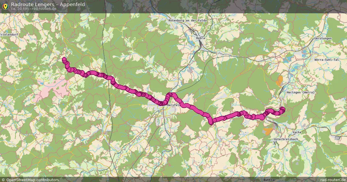 Radtour Lengers – Appenfeld
